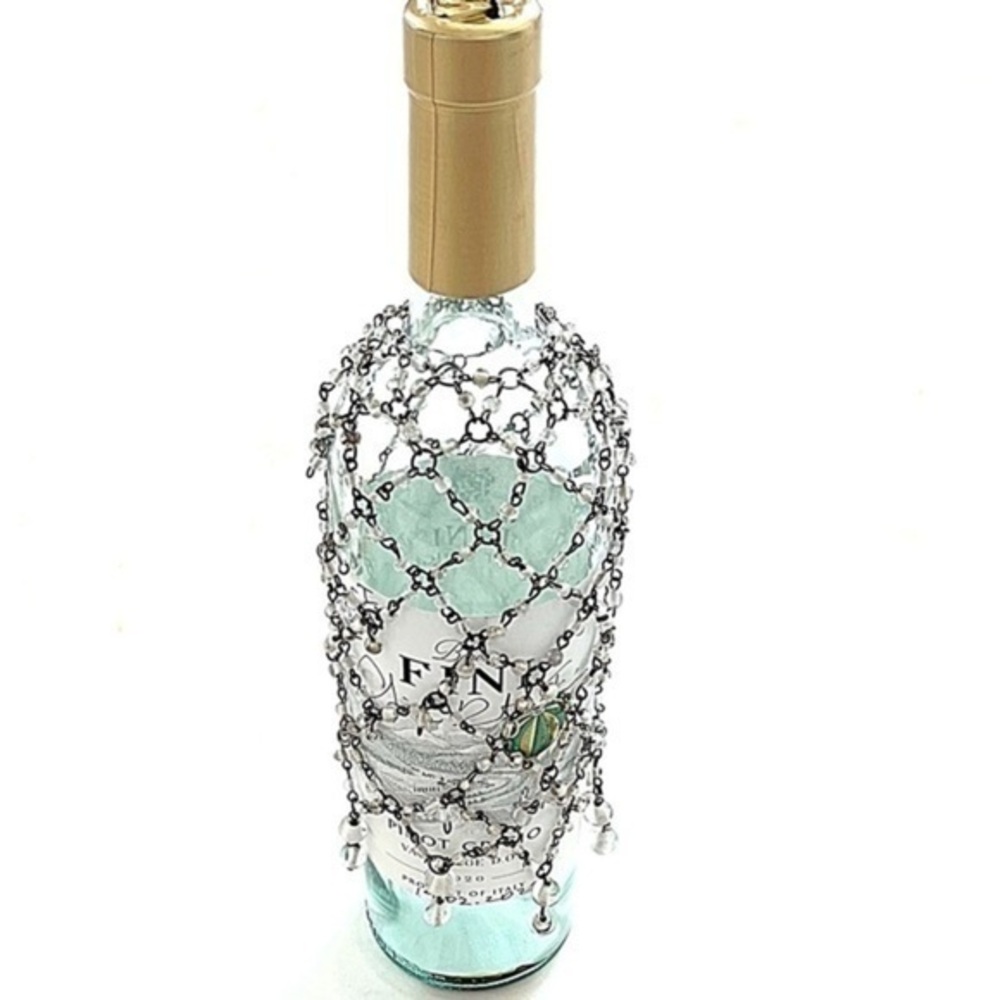 5 for $25! Beaded Wine - Champagne Cover!